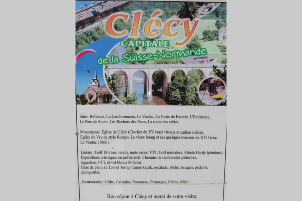 La Maison Reseau Cycle Et Gites Clécy Dış mekan fotoğraf