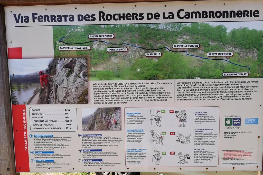 La Maison Reseau Cycle Et Gites Clécy Dış mekan fotoğraf